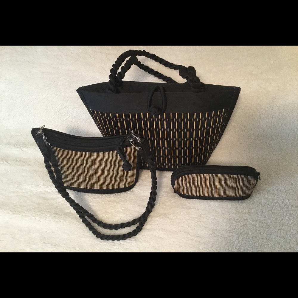 Set of three Saraye Tatami bags